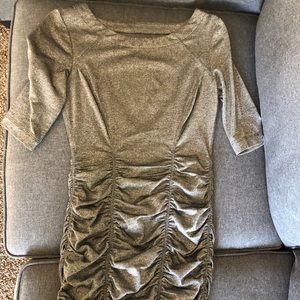 BCBGENERATION Metallic Bodycon Dress